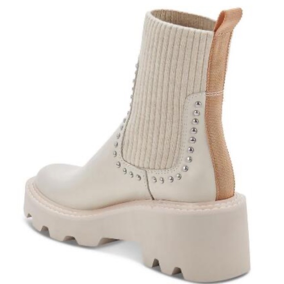 Dolce Vita Womens Hoven Leather Studded Chelsea Boots - Picture 5 of 14